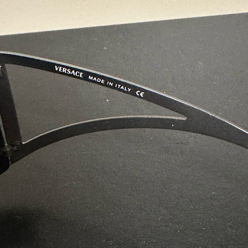 Versace Metallic Silver Sunglasses - Picture 5 of 5